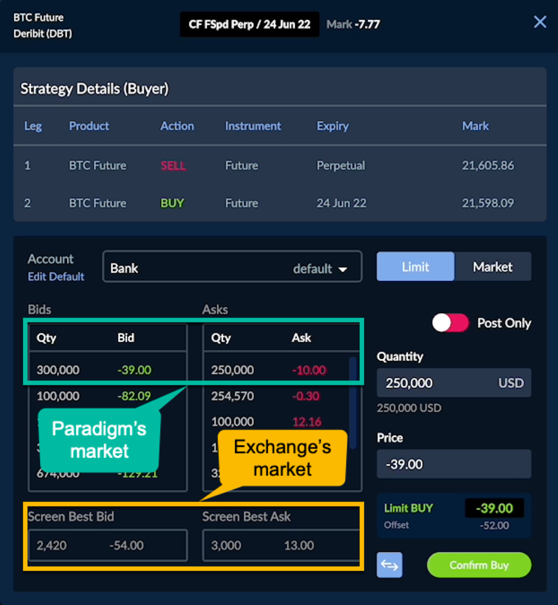 Paradigm Futures Spreads Pricing